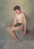 A naked boy - Sidoli Pacifico